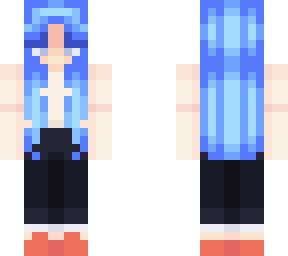 blue and red
