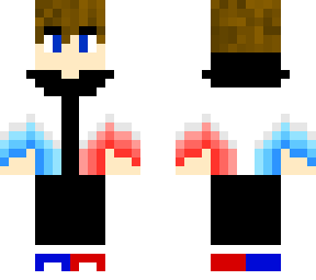 blue and red