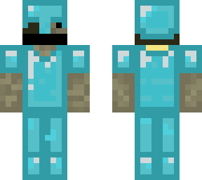 boy with diamond armor