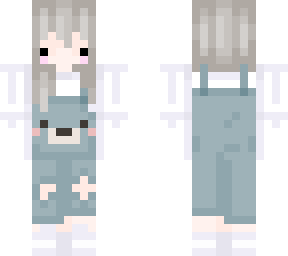 chibi overall bear