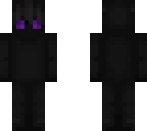 dark person, purple eyes