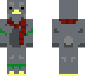 duck with scarf