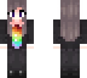 girl in a tux (recolor rainbow neat)