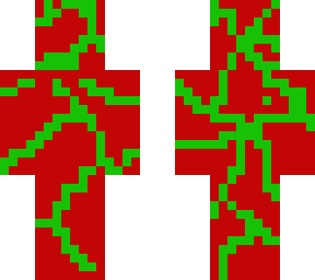 green,red fractured