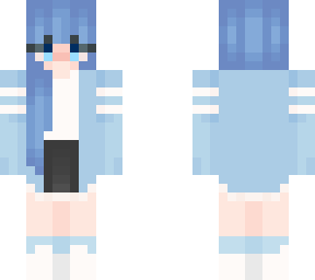 kawaii blue girl (edit not mine) v3