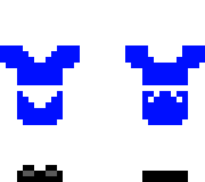 maid outfit base blue