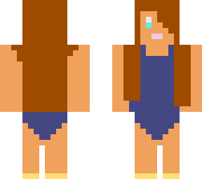 navy blue swim suit