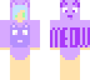 pastel purple cat hoodie