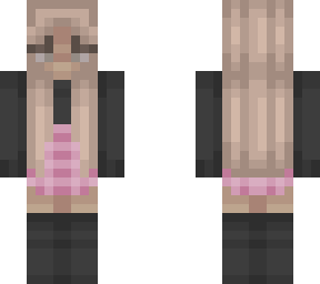 pink blonde girl