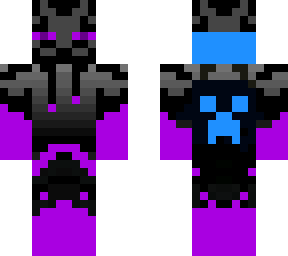 purple and blue ender hoodie