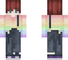rainbow overalls