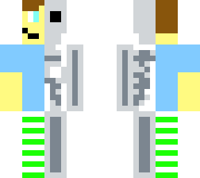 semi human semi skeleton