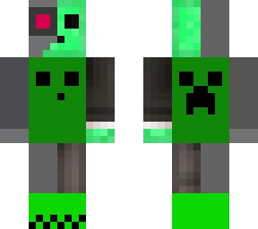 slime-borg with creeper rocket boots