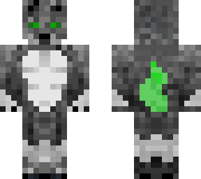 (not mine i only edited eyes and tail) green eyed and tailed werewolf