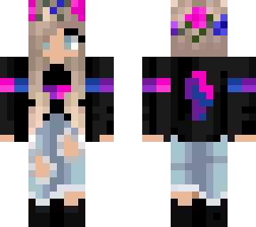 bi flag girl