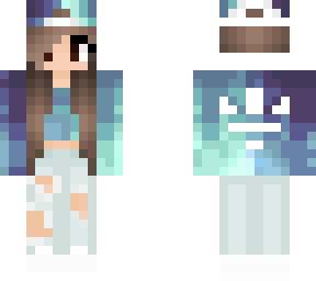 blue girl