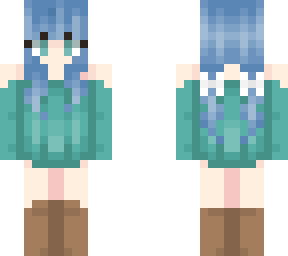 blue girl idk