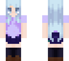 blue hair