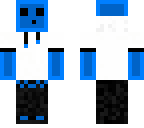 blue hodie smile