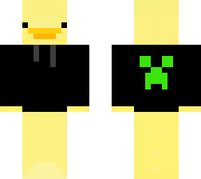 duck  with creeper hoodie 2 (fixed)