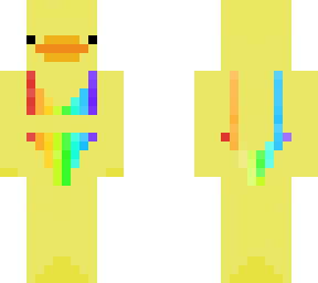 duck bikini rainbow