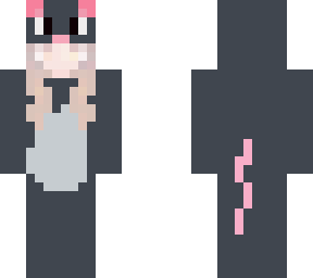 girl in rat onesi