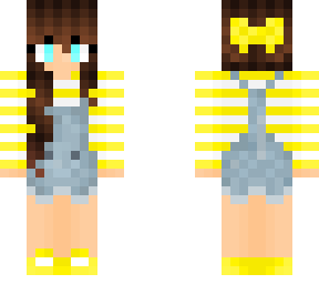 girl in yellow stripped shirt (lilmak14)