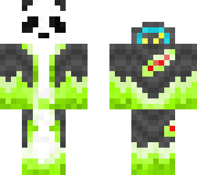 green panda