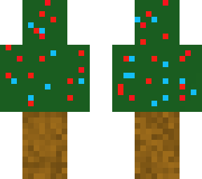 human christmas tree