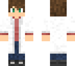 luckyskyblock with a labcoat