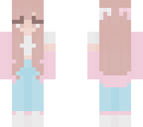 pink sweater - full