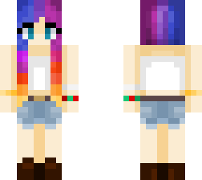 rainbow girl