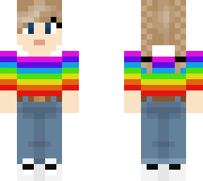 rainbow stripe shirt