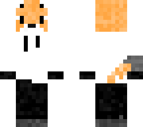 red panda with white hoodie skin