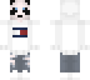 tommy hilfiger panda with hood