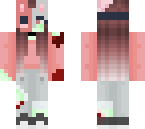 ~red masked zombie girl~