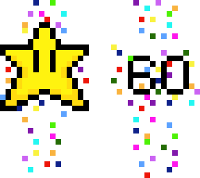 60 followers! (also invincibility star!)