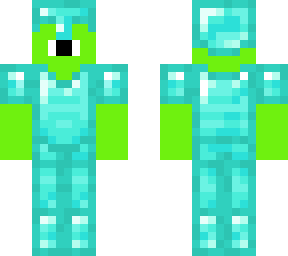 alien with diamont costume