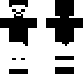 black and white steve