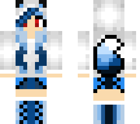 blue girl