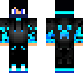 blue hoodie