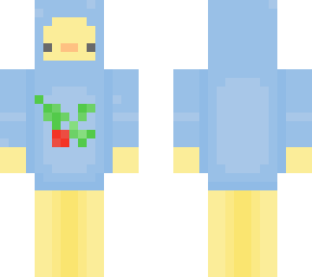 blue hoodie duck mistletoe