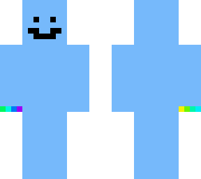 blue rainbow hand