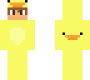 boy in duck costume