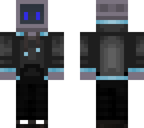 computer head blue