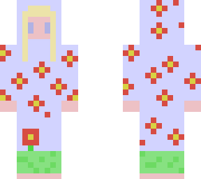 cute girl in flower onesie