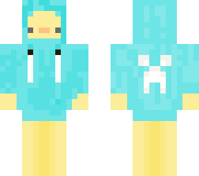 duck with creeper hoodie