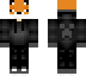 fox gray creeper hoodie