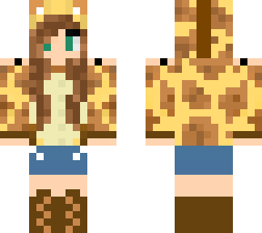 girl in giraffe hoodie