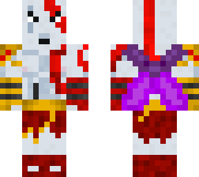 kratos with blades of chaos